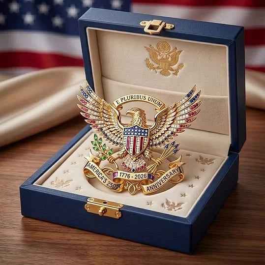 Father's Day Special:US 250th Anniversary Brooch Pin