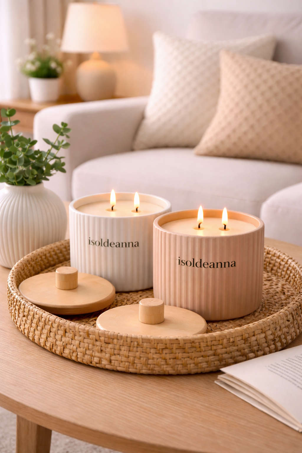 Dual-Wick Scented Candles