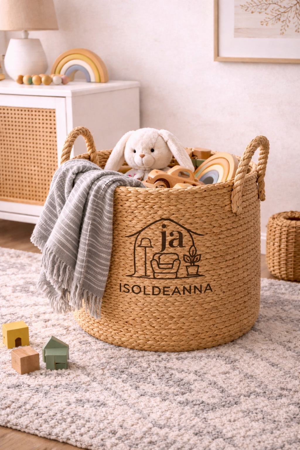 Natural Woven Storage Basket
