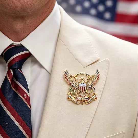 Father's Day Special:US 250th Anniversary Brooch Pin