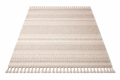 Handwoven Textured Neutral Area Rug
