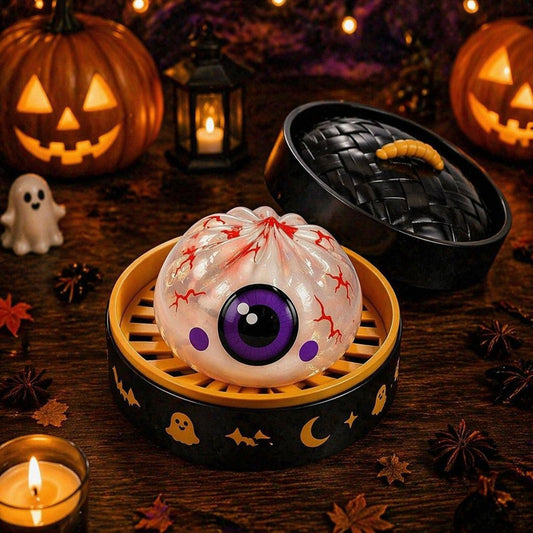 Halloween Ghost Squishy Stress Relief Toy – Soft Squeeze Sensory Mochi Toy