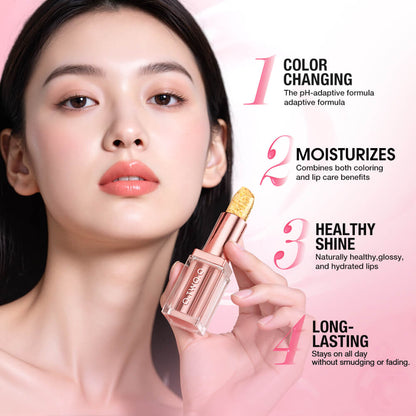 O.TWO.O Haute Gold Foil Thermochromic Lipstick