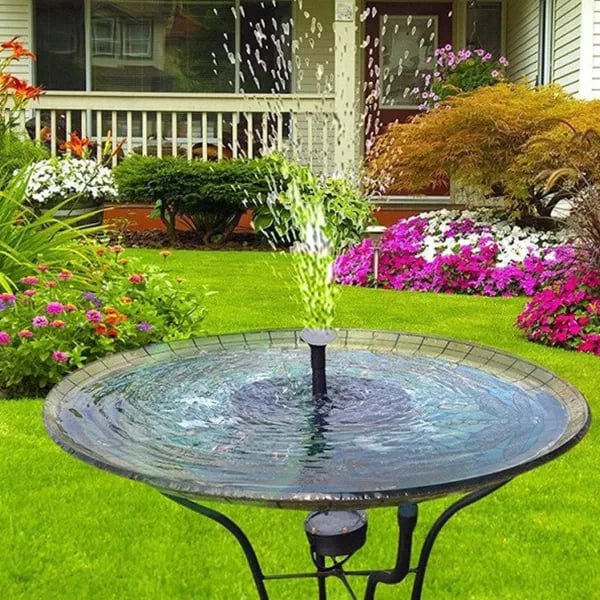 🐦️Compact Solar Bird Fountain Pump – Keep Your Garden Alive!